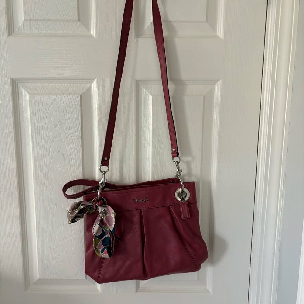 Coach Blush Pink Women's Bag with matching wristlet